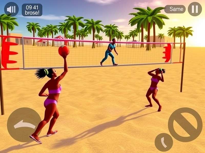 Beachside Volley Bollywood Gameplay Screenshot